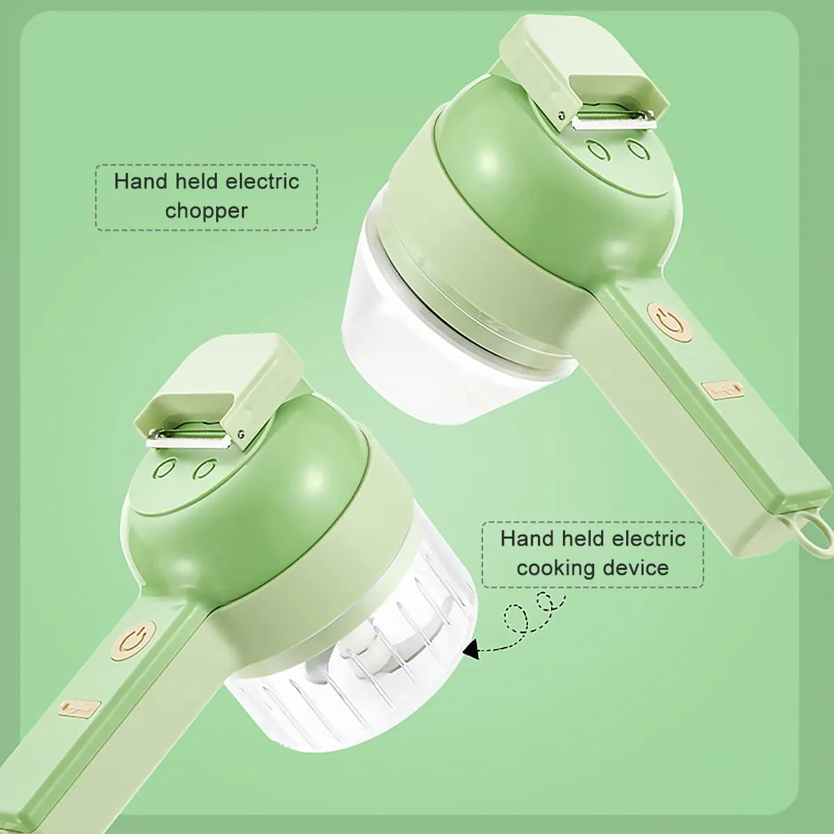 1-Piece 4-in-1 Vegetable Chopper