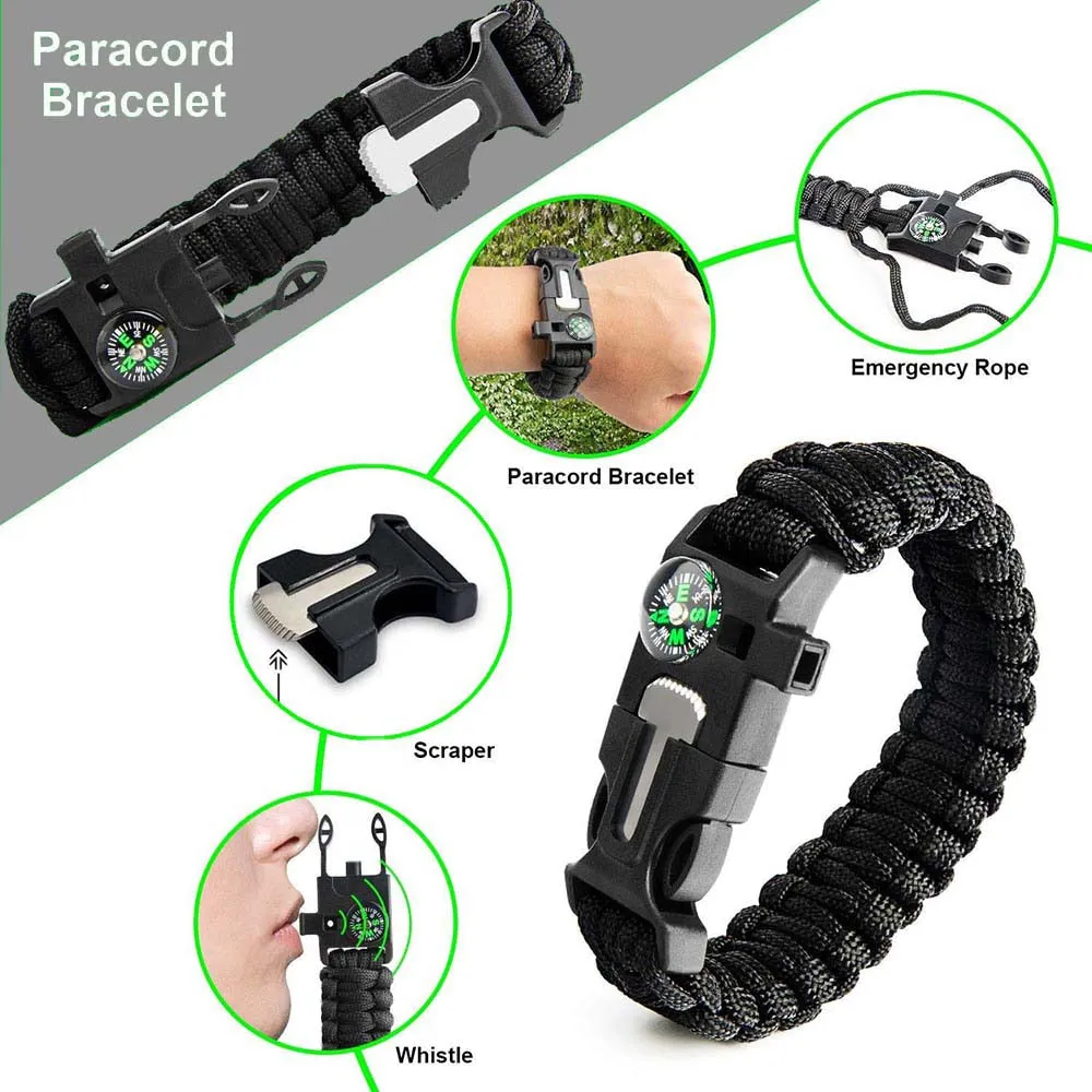 16 in 1  Outdoors First Aid Kit Survival Kit