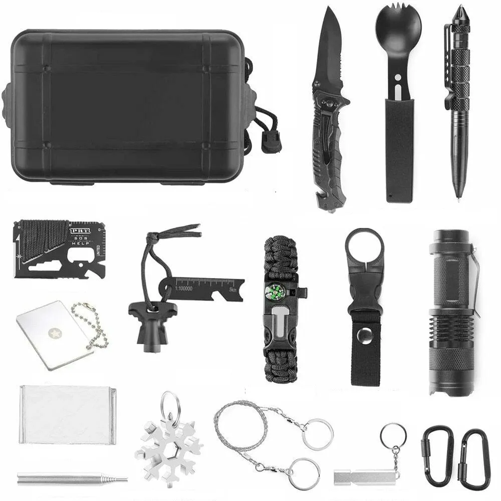 16 in 1  Outdoors First Aid Kit Survival Kit