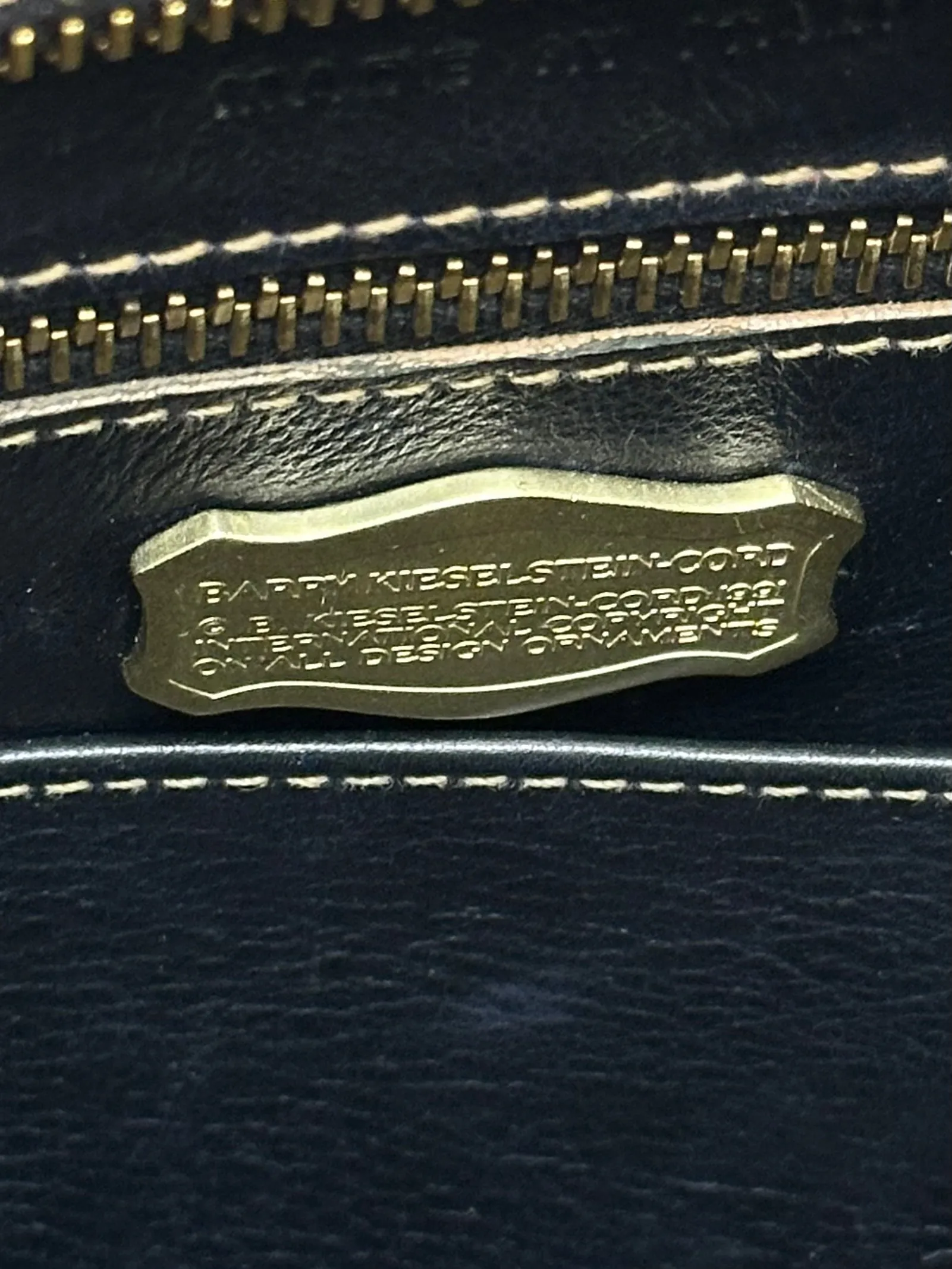 1995 Barry Kieselstein-Cord Alligator Adornment Suede Bag