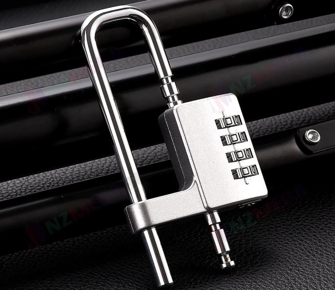 4 Digit Password Lock Motor Bike Shop Door U-Lock