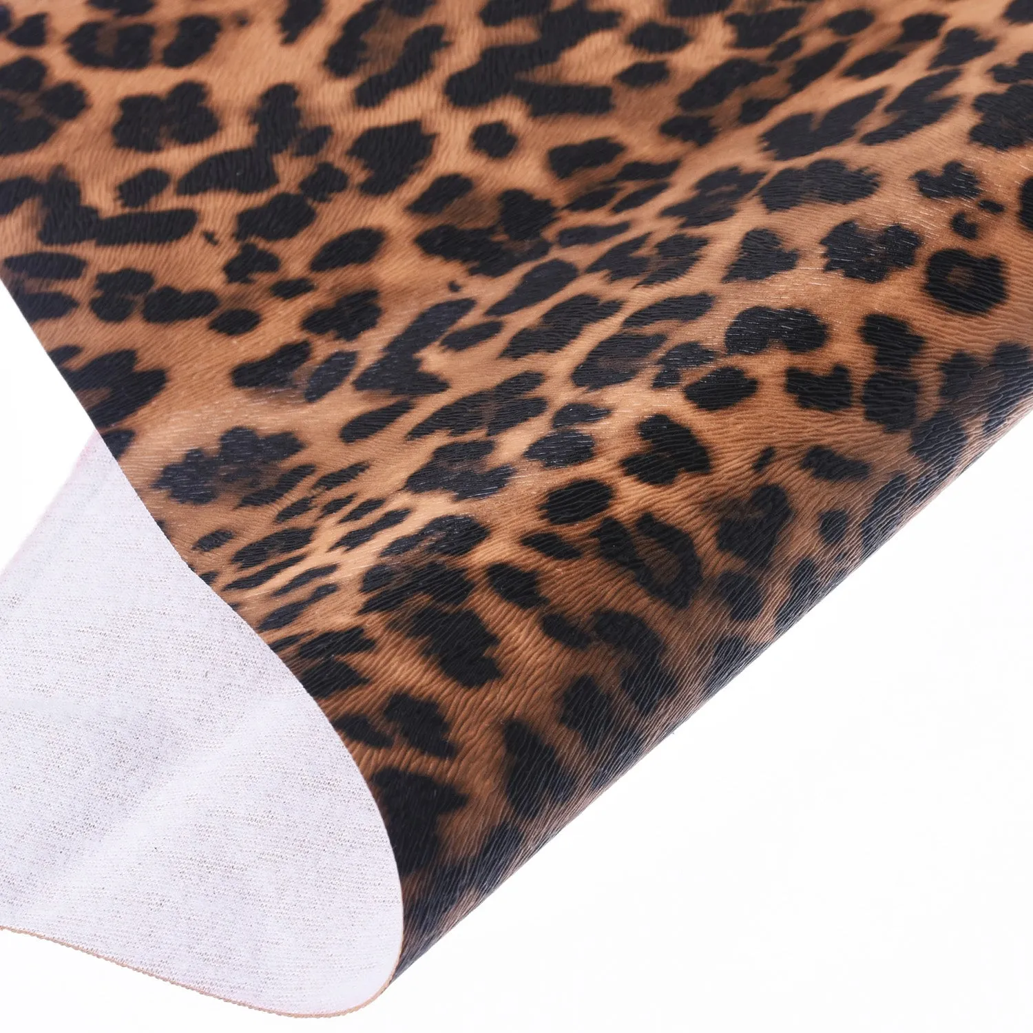 8*12" Leopard print PU Leather Sheet Faux leather sheets Synthetic Leather for purse wallet earrings 1pcs 102652