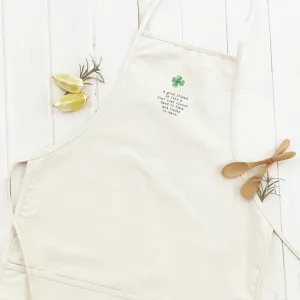 A Good Friend - St. Patrick's Day Women's Apron
