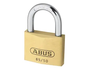 ABUS Mechanical 85/50Mm Brass Padlock Carded