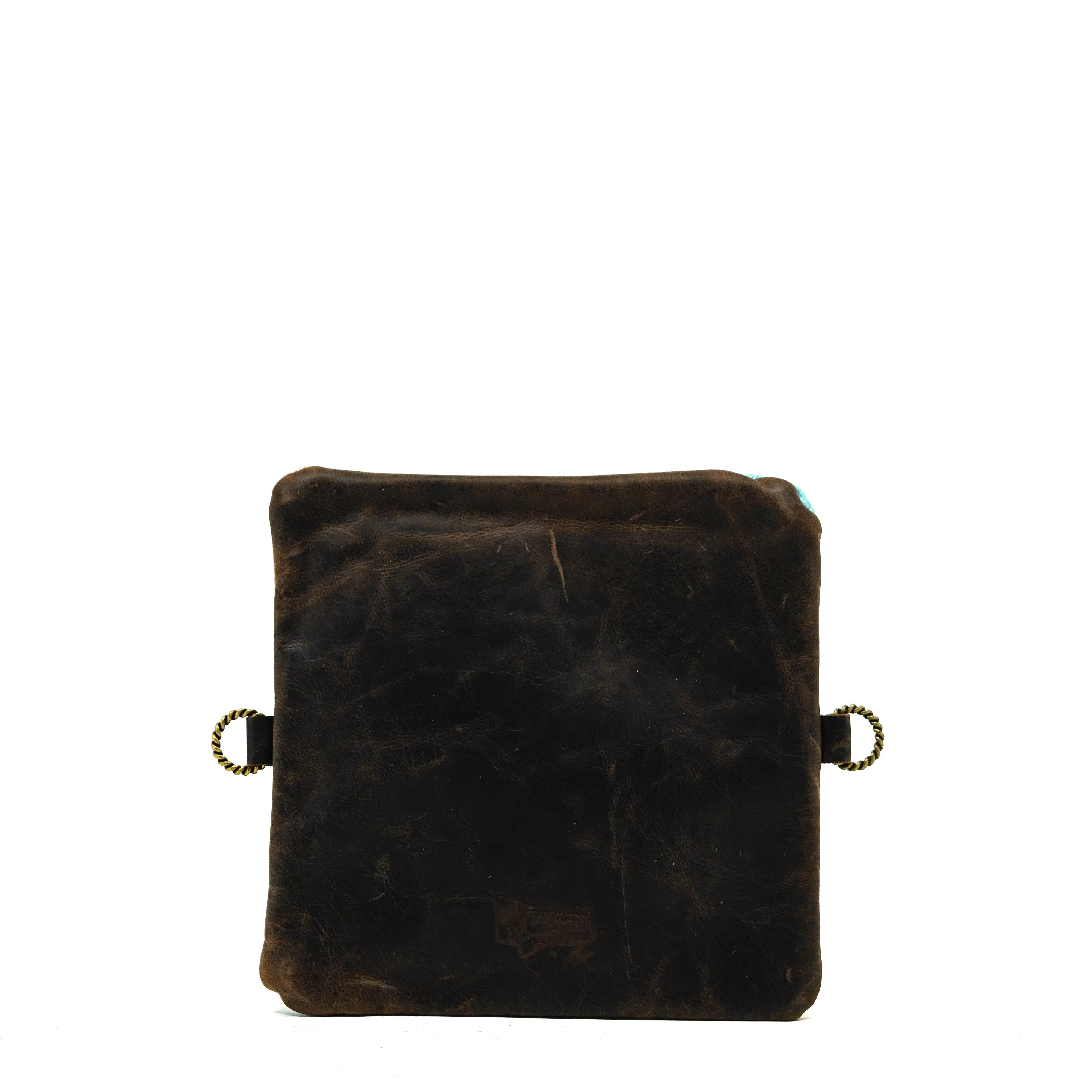 Accessory Bag - Exotic Brindle w/ Turquoise Denver Tool