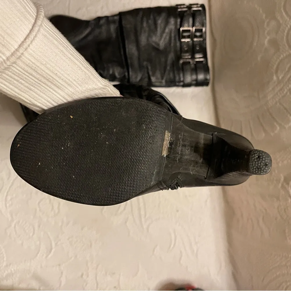 Aldo leather boots size 8