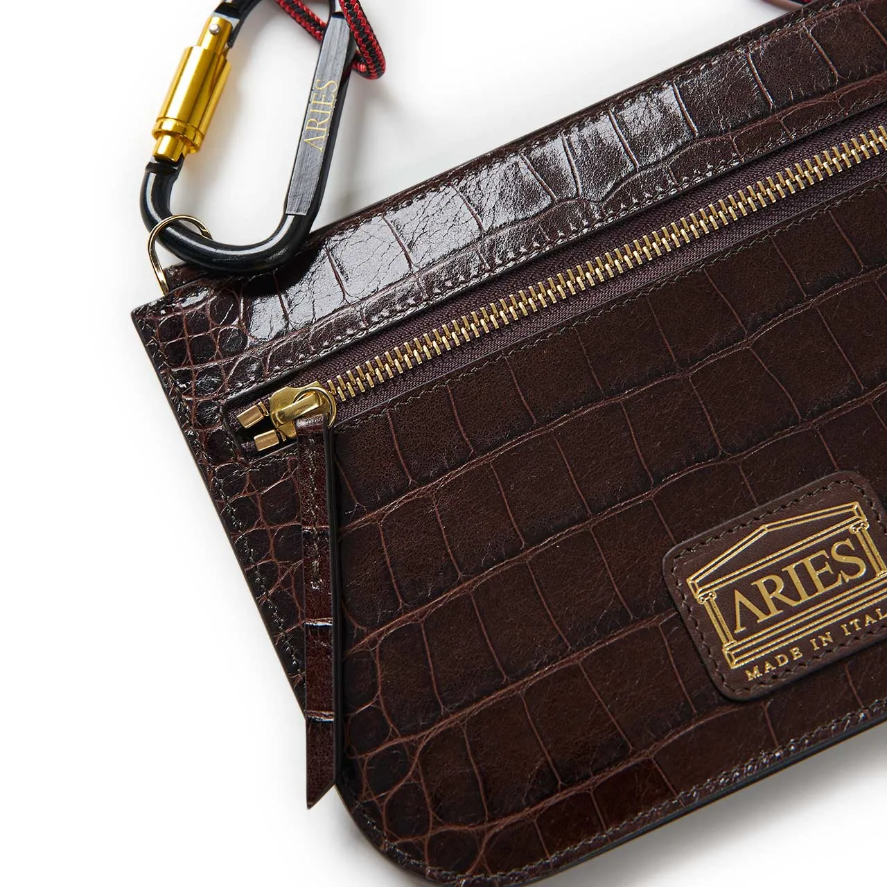 aries bobby bag (crocodile brown)