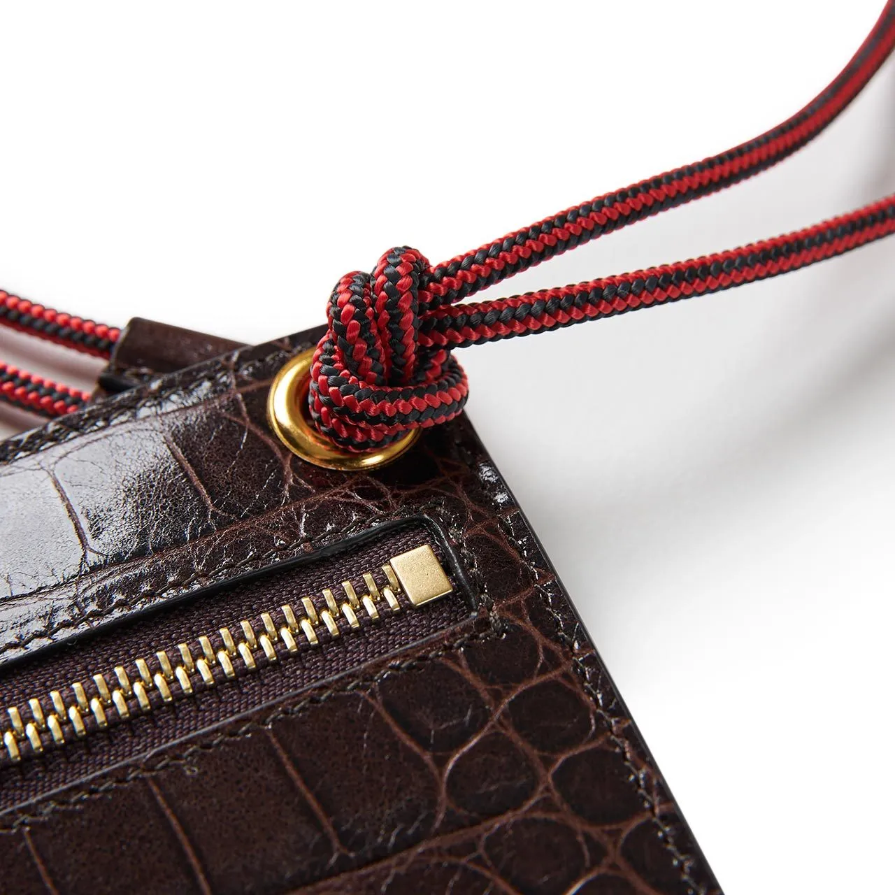 aries bobby bag (crocodile brown)