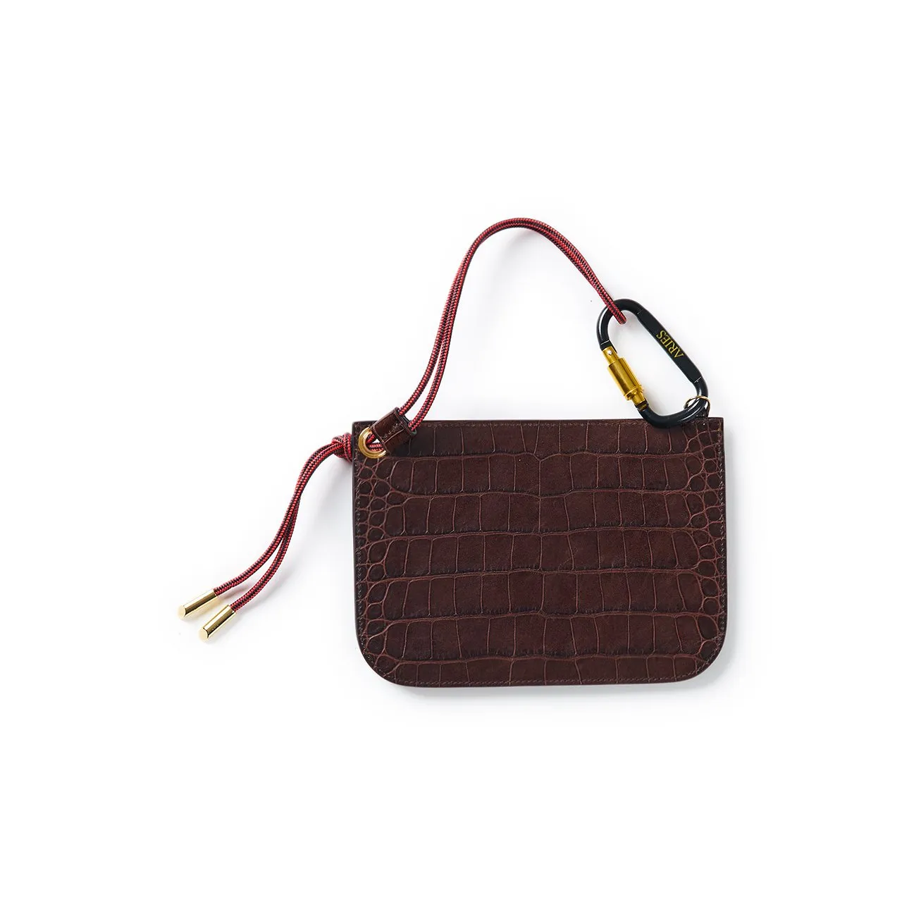 aries bobby bag (crocodile brown)