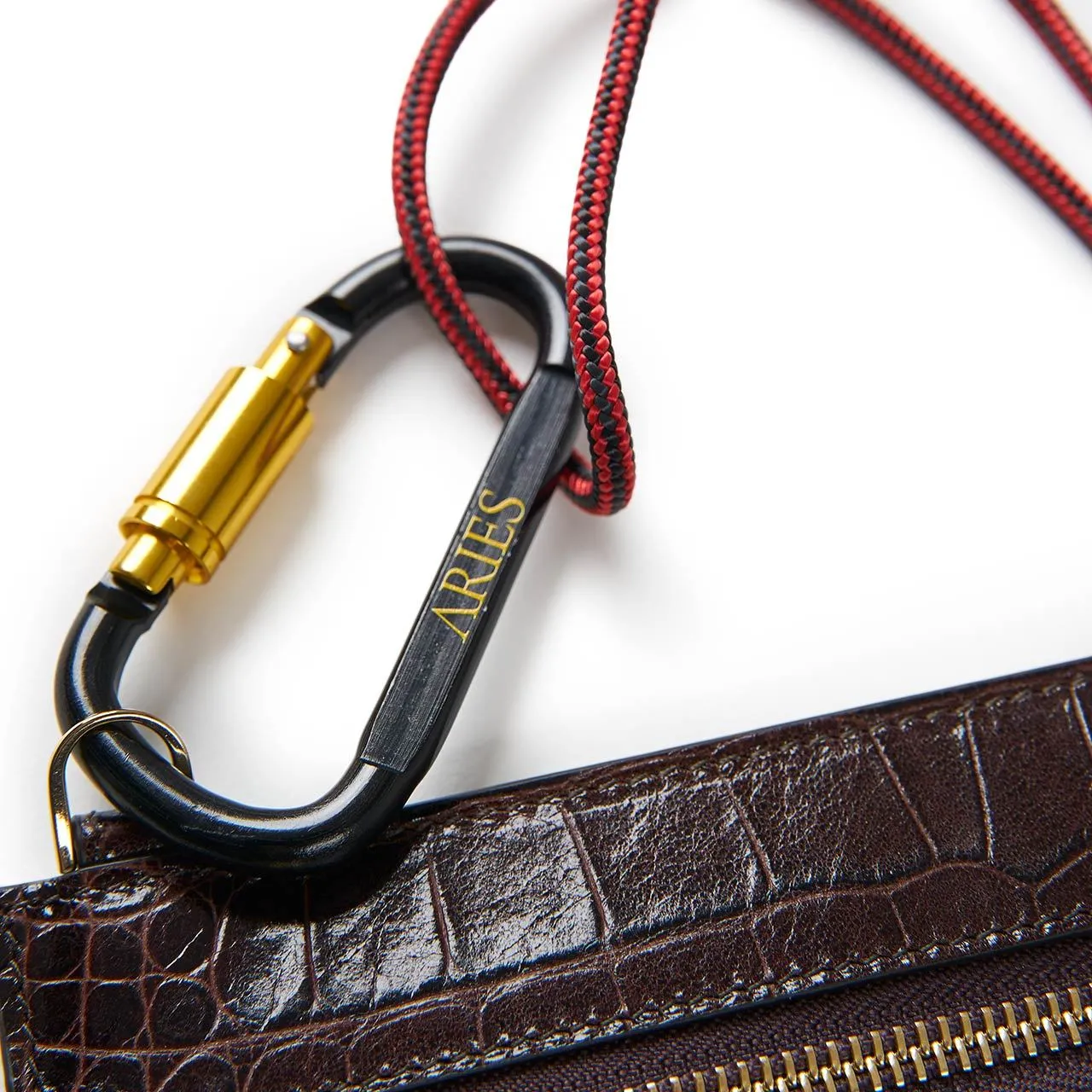 aries bobby bag (crocodile brown)