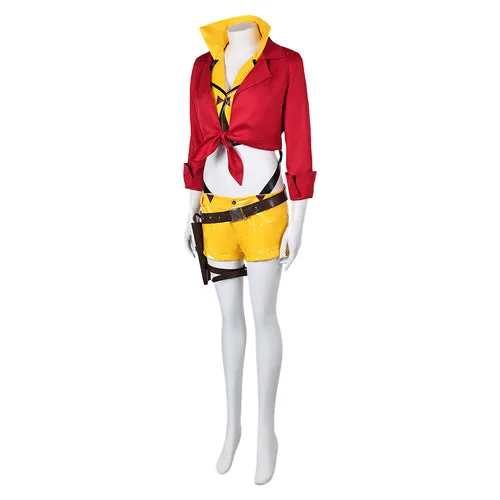 Ashe Red Cowboy Cosplay Costume