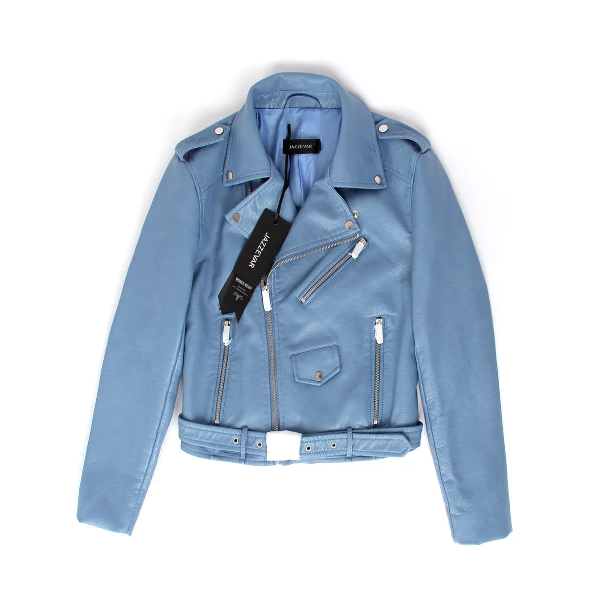 Autumn Fashion Street Women's Short Washed PU Leather Jacket Zipper Bright Colors Ladies Basic Jackets Good Quality