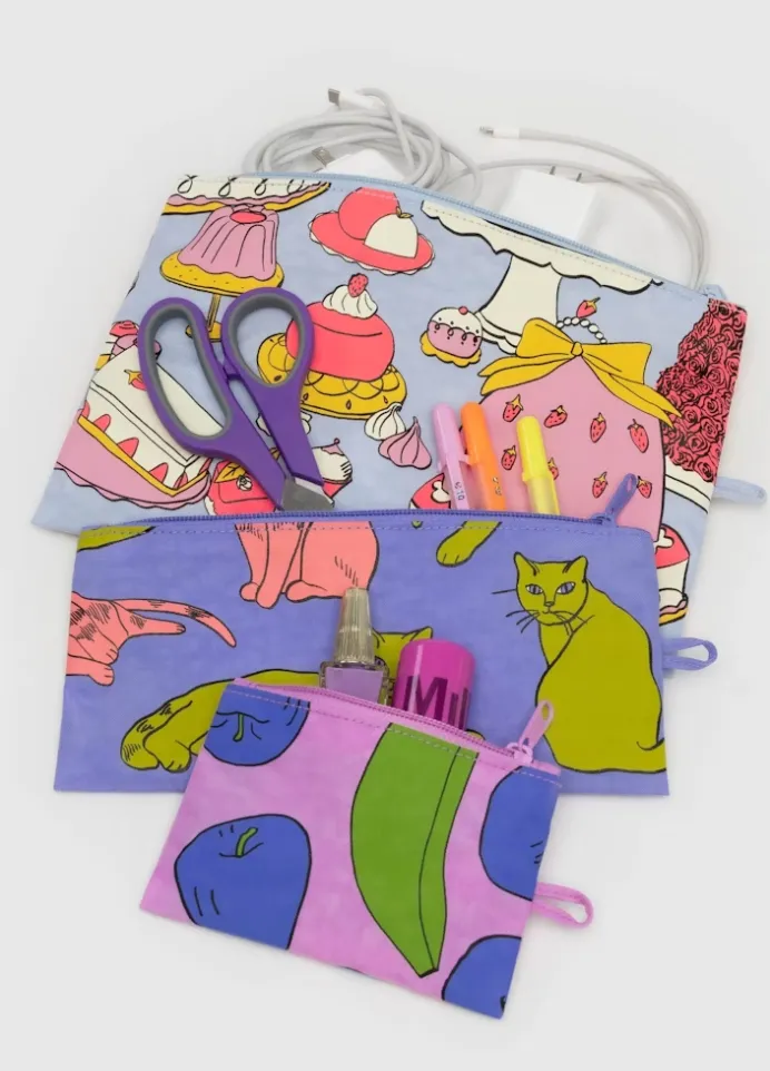 Baggu Flat Pouch Set*