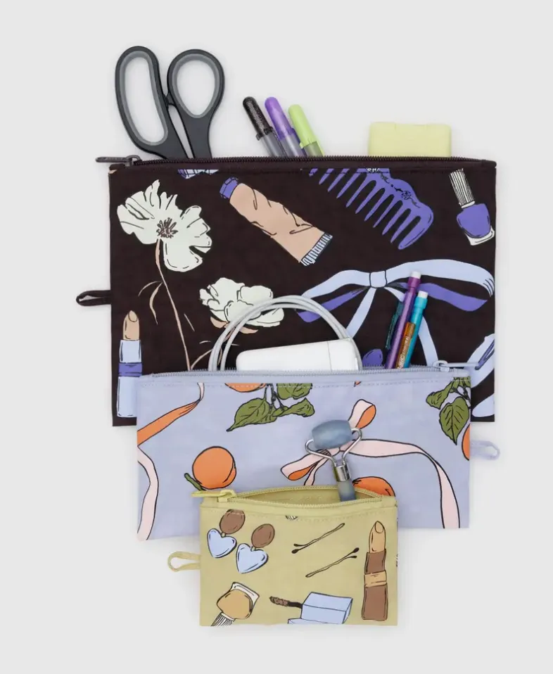 Baggu Flat Pouch Set*