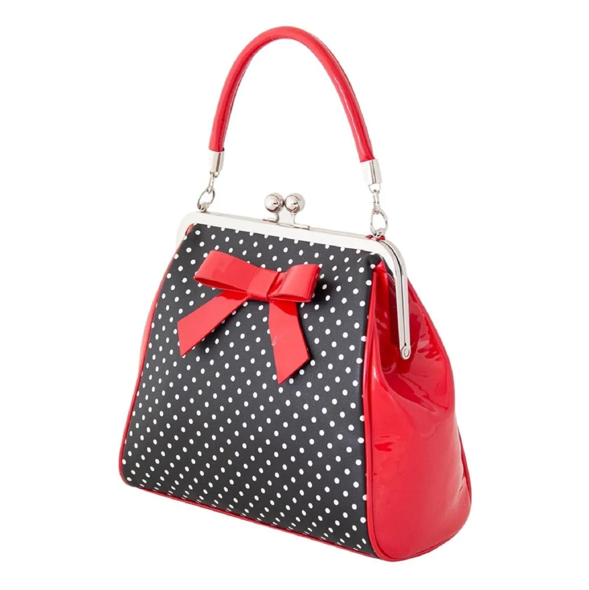 Banned Retro Polka Starr Retro Style 50's Handbag