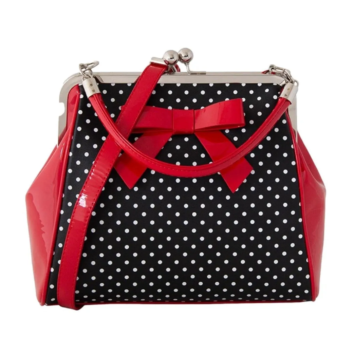 Banned Retro Polka Starr Retro Style 50's Handbag