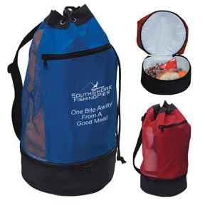 Beach Bag With Insulated Lower Compartment
