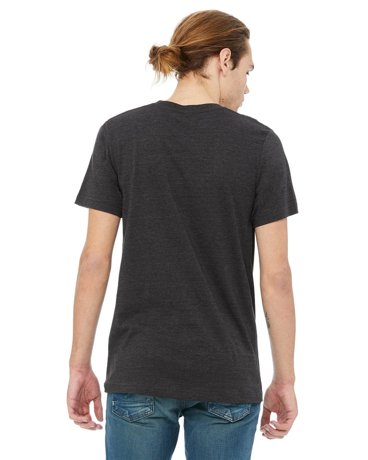 Bella Canvas Jersey Pocket T-Shirt | Dk Grey Hthr