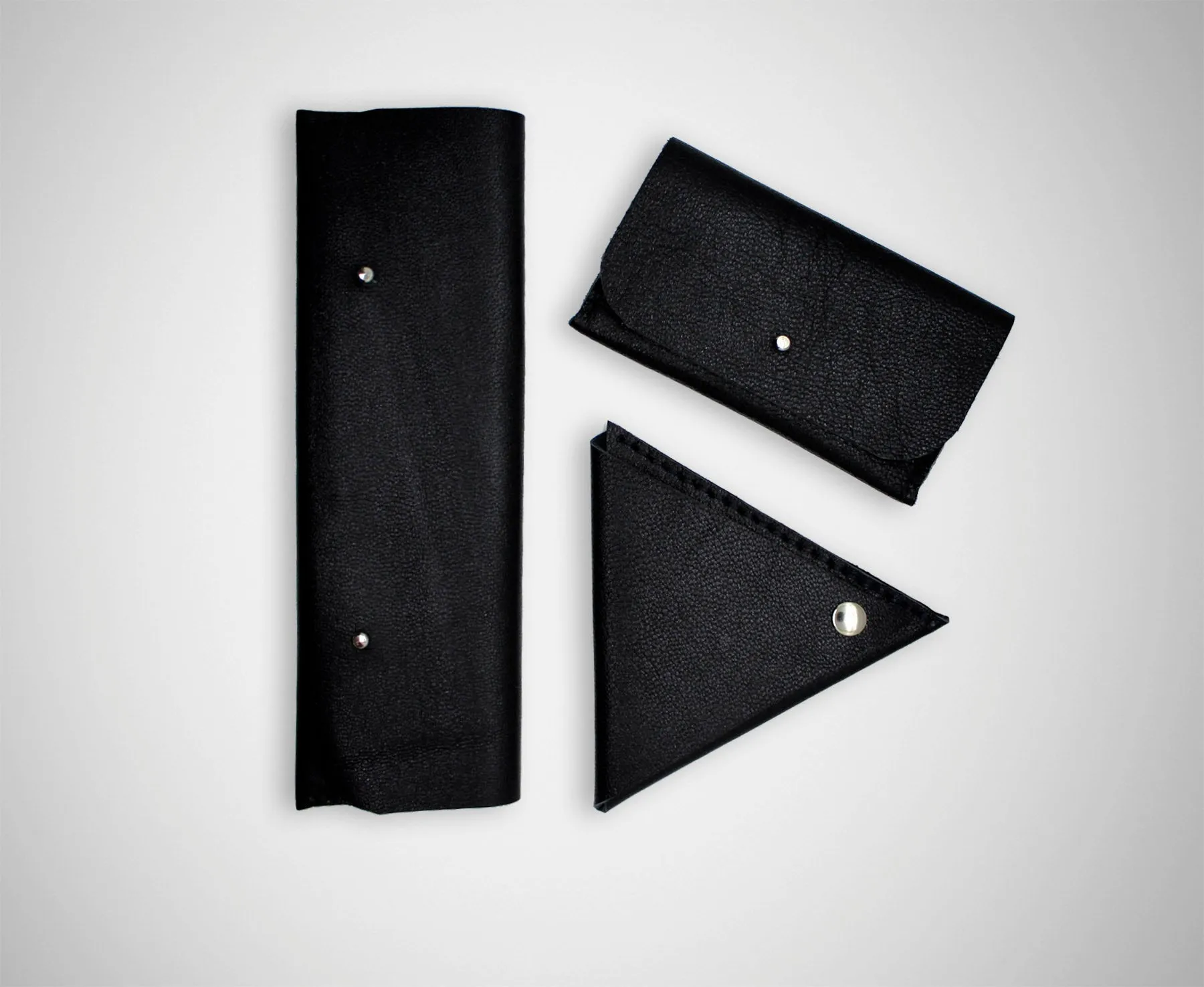 Black Minimalist Pen Pouch