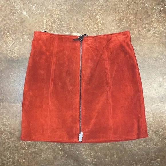 BLANK NYC Suede Skirt