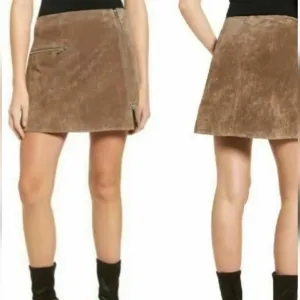 BLANK NYC Suede Skirt