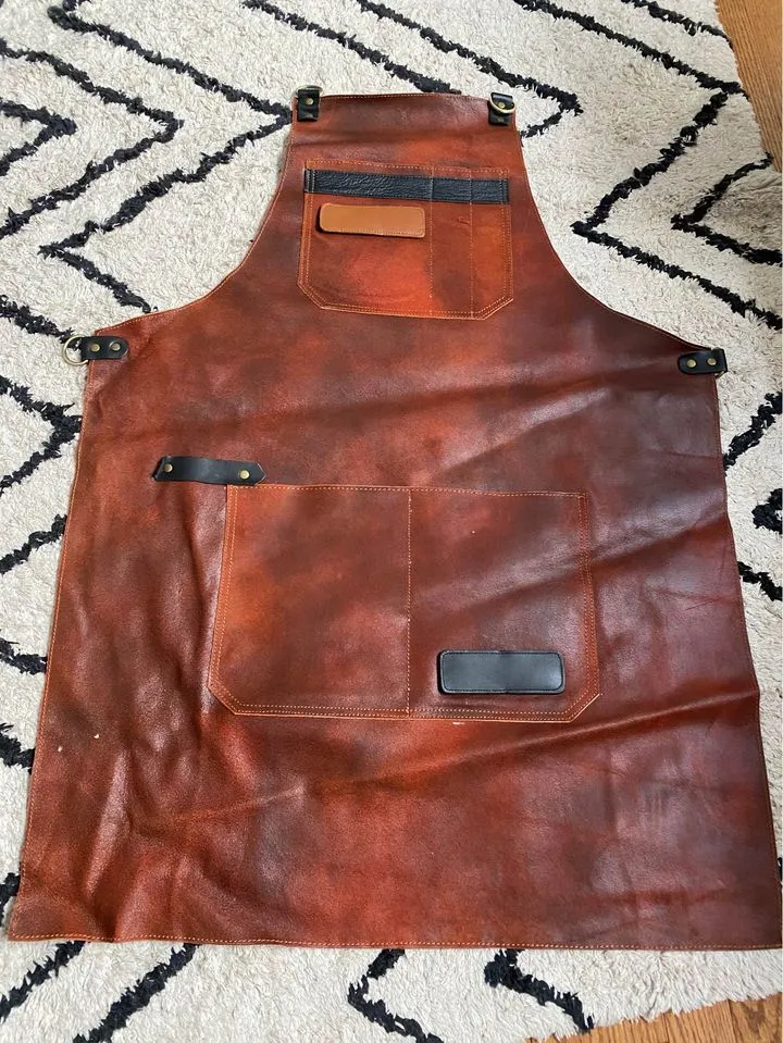 Blue Crown Tools Premium Leather Apron