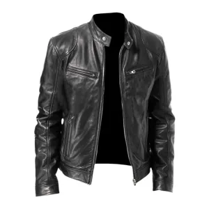 Bold Rebellious Leather Jacket