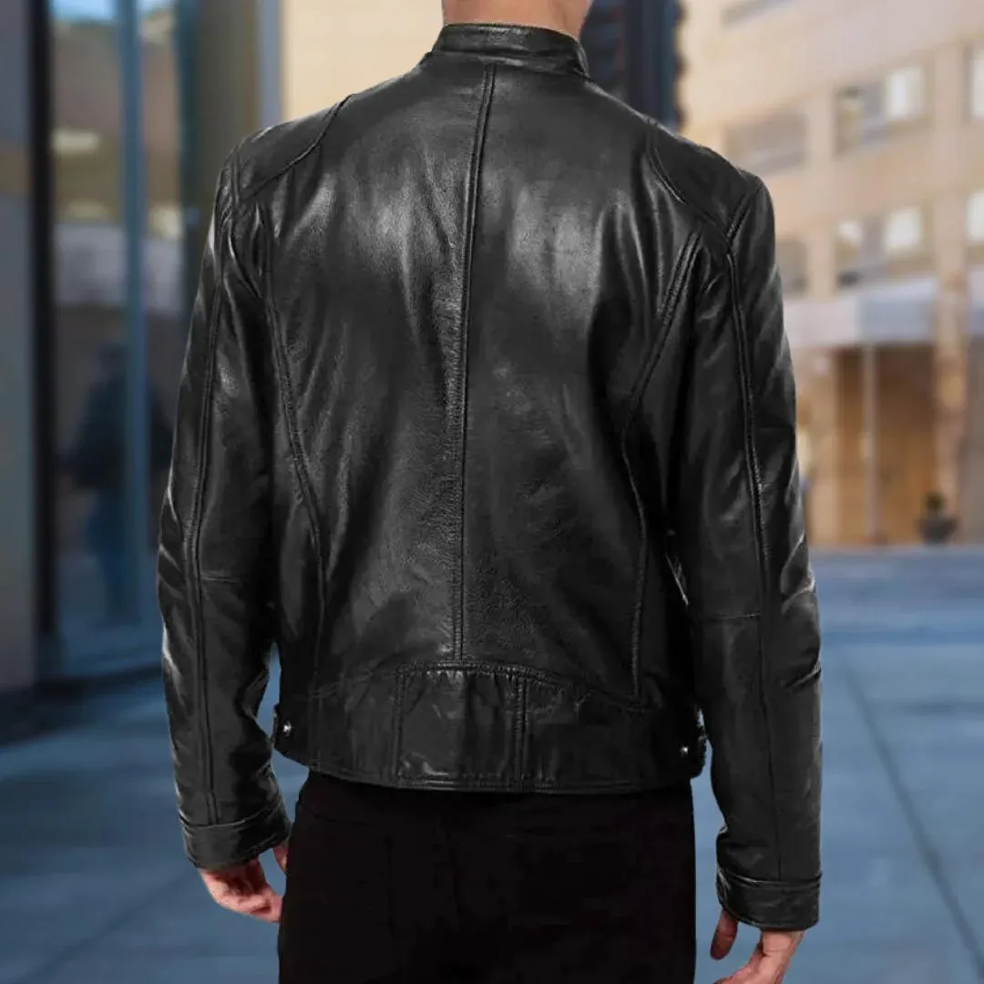 Bold Rebellious Leather Jacket