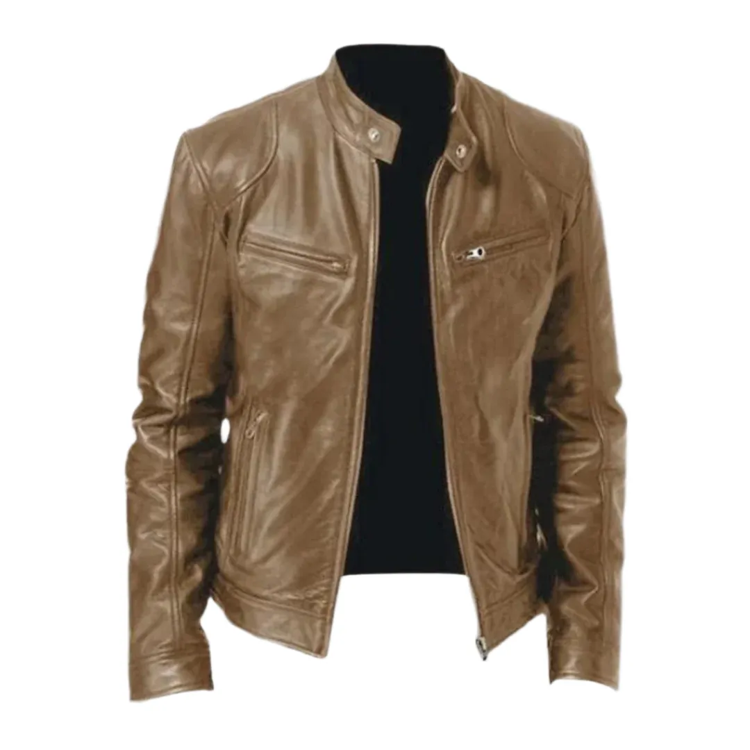 Bold Rebellious Leather Jacket