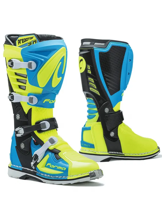 Botas Forma Predator 2.0 Light Blue Yellow Fluor