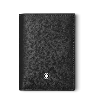 Business card holder with compartment for banknotes Meisterstück 4810 Black 129251