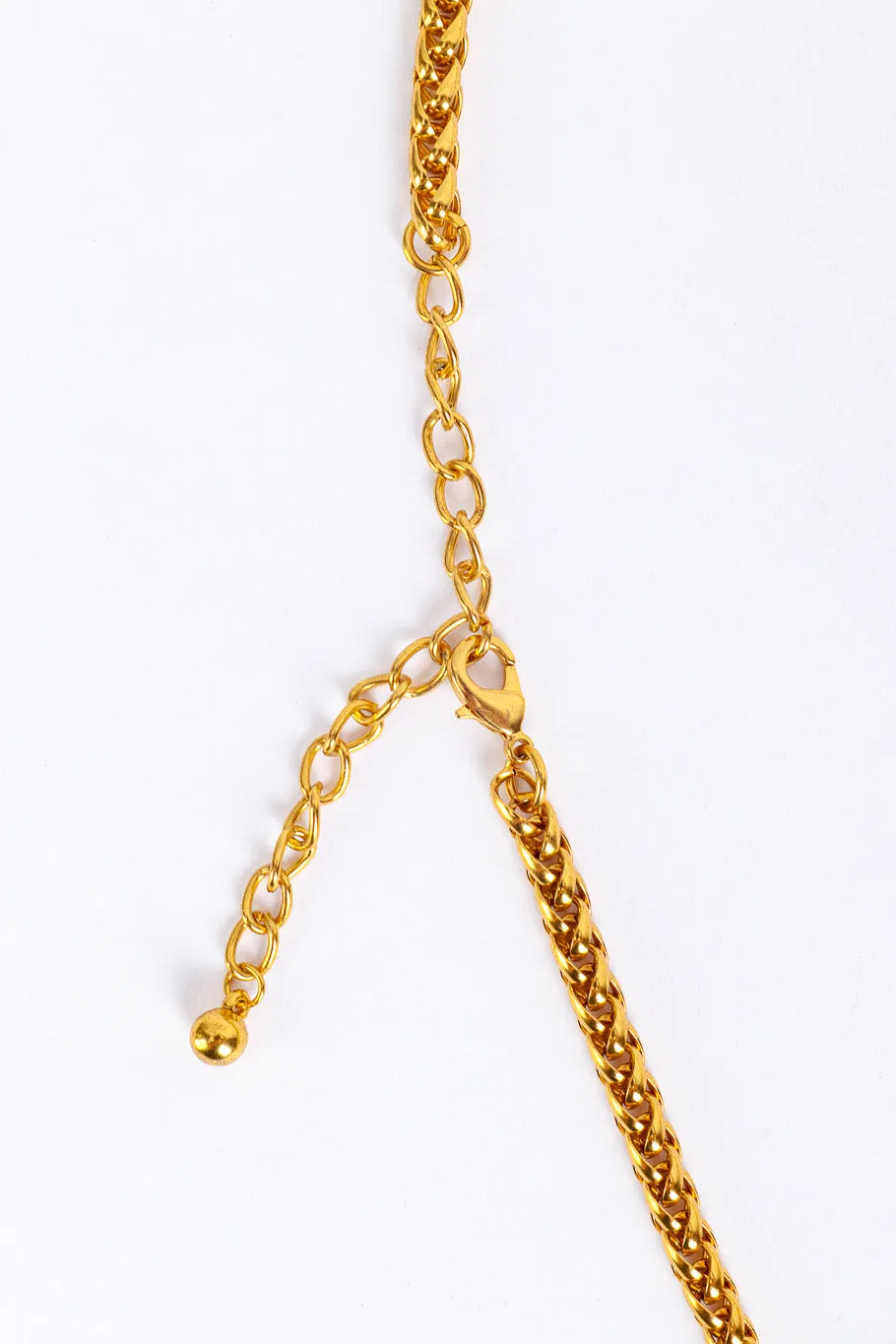 Cabochon Cross Detachable Brooch Pendant Necklace