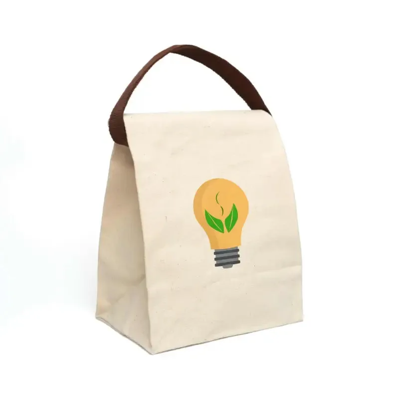 Canvas Lunch Bag Idea Bulb Boosts Lunchtime Style