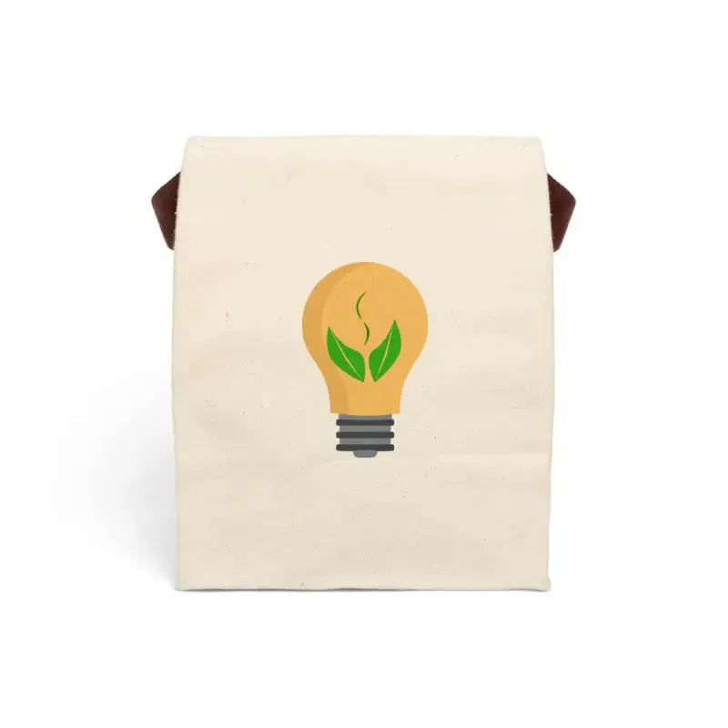 Canvas Lunch Bag Idea Bulb Boosts Lunchtime Style