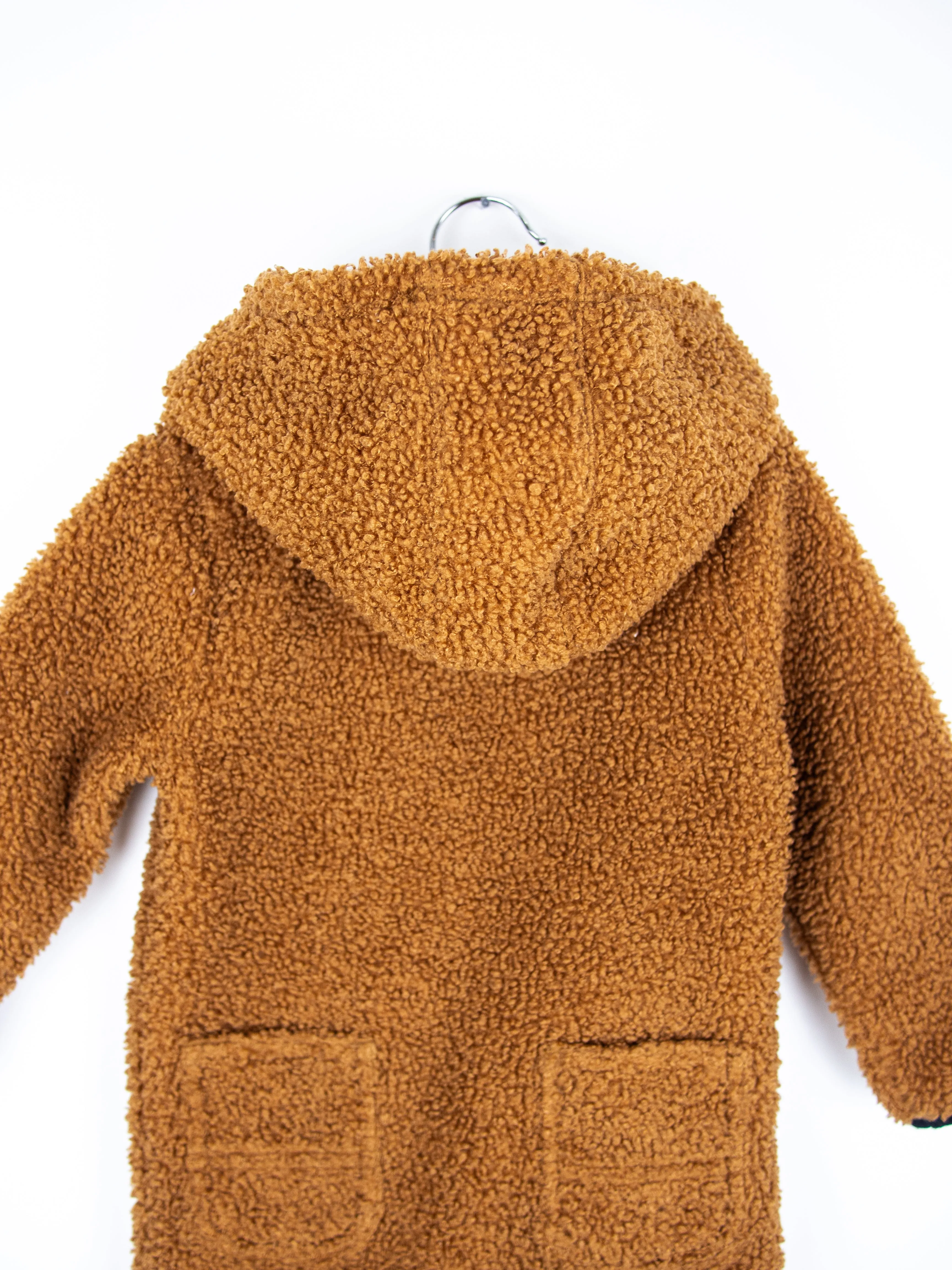 Carhartt Brown Teddy Fleece Snowsuit - Age 18-24 months