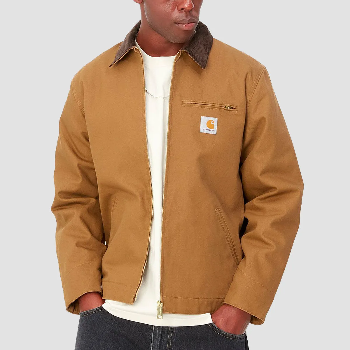 Carhartt WIP Detroit Jacket Hamilton Brown/Tobacco Rinsed