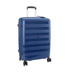 Cellini Sonic 4 Wheel Carry On Trolley Case Midnight Blue