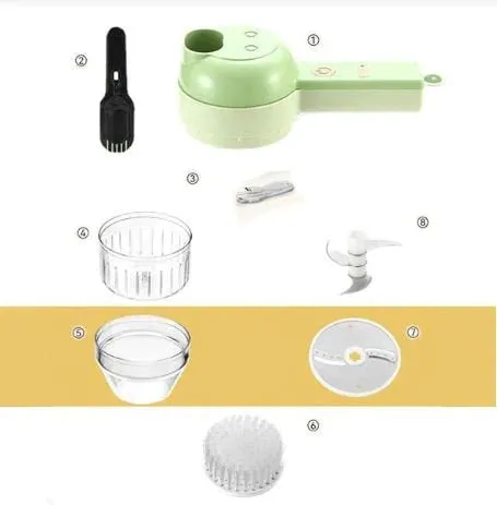 ChefMate | Aprolo 4 in 1 Multifunctional Shredder