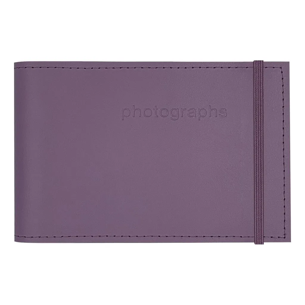 Citi Leather Plum Pocket Brag Book Photo Wallet