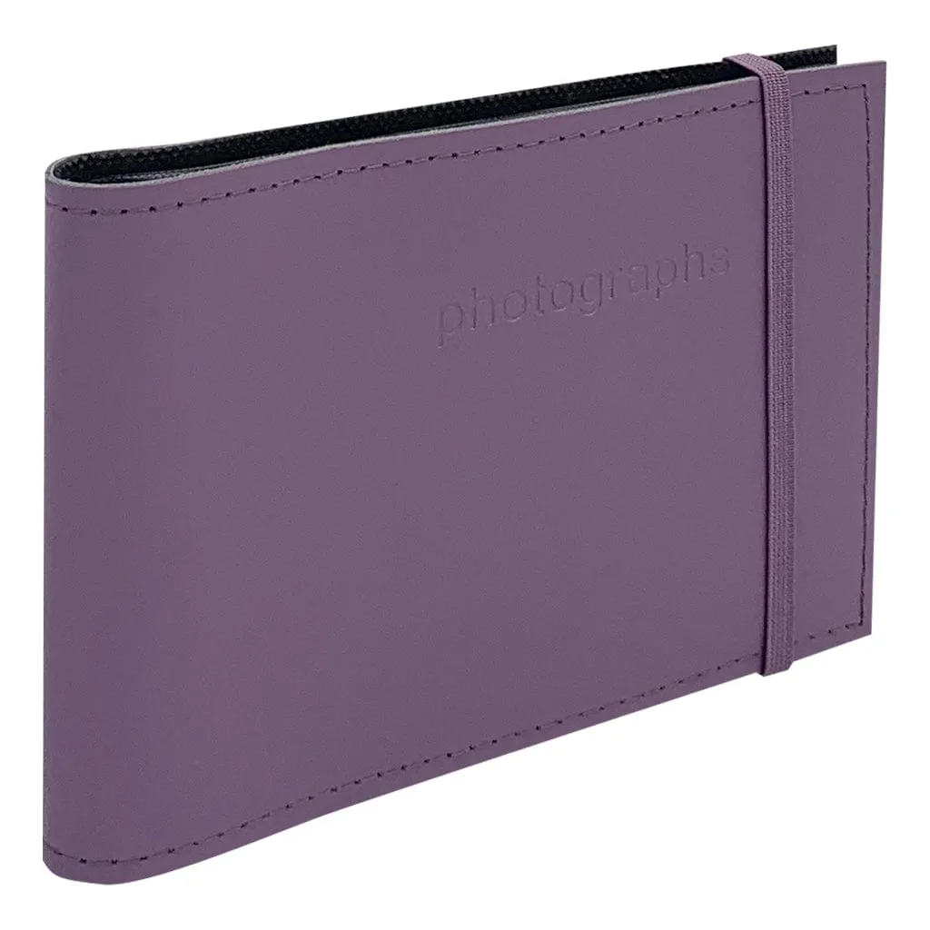 Citi Leather Plum Pocket Brag Book Photo Wallet
