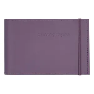Citi Leather Plum Pocket Brag Book Photo Wallet