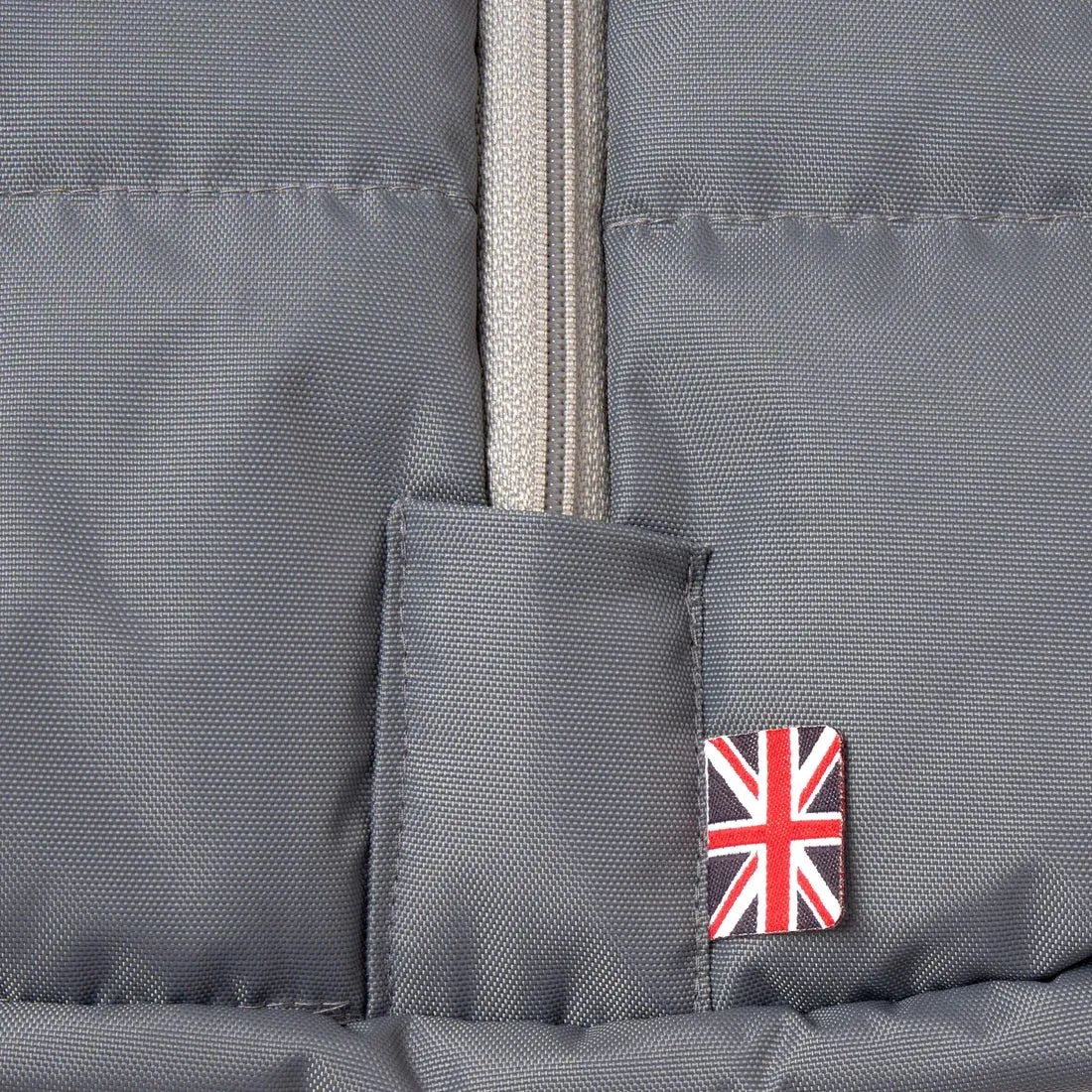 Clair De Lune Grey Cocoon Pushchair Footmuff with Faux Fur