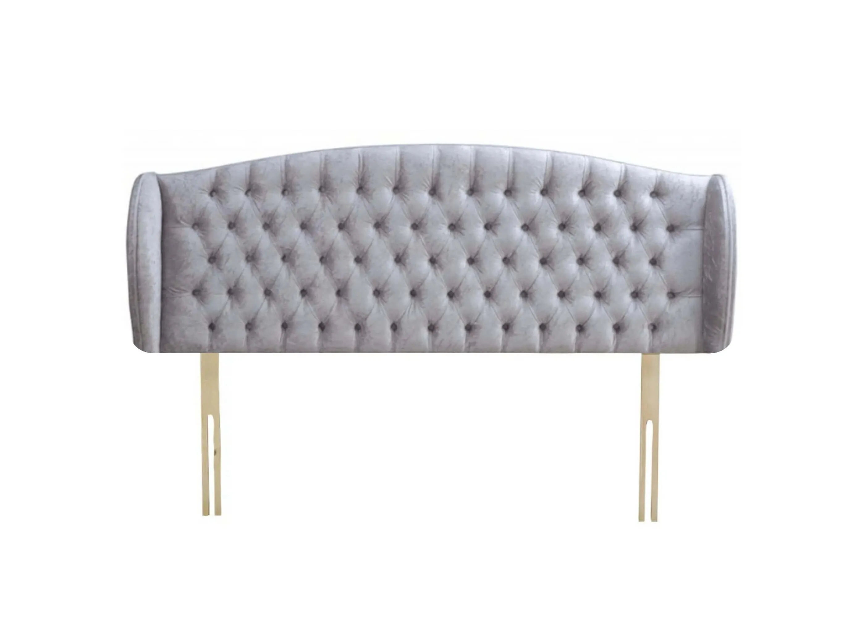Clearance Chelsea Winged Headboard | Floor Standing | FL Slate Grey