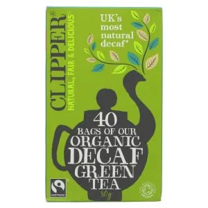 Clipper | Decaffeinated Green | 40 bags