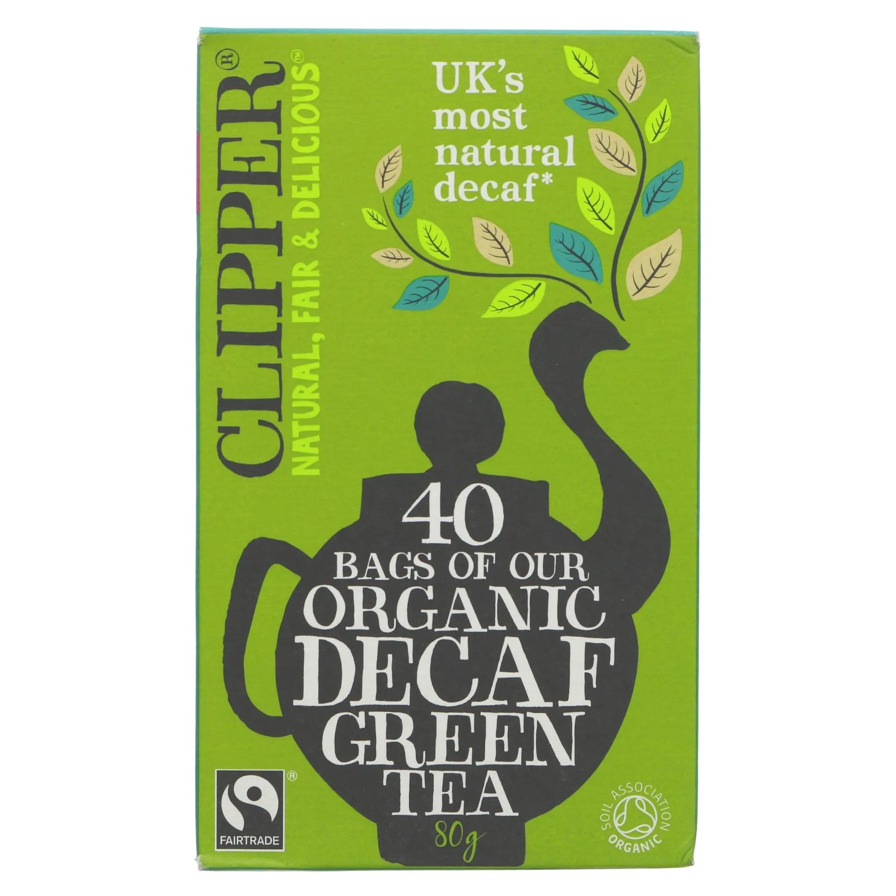 Clipper | Decaffeinated Green | 40 bags