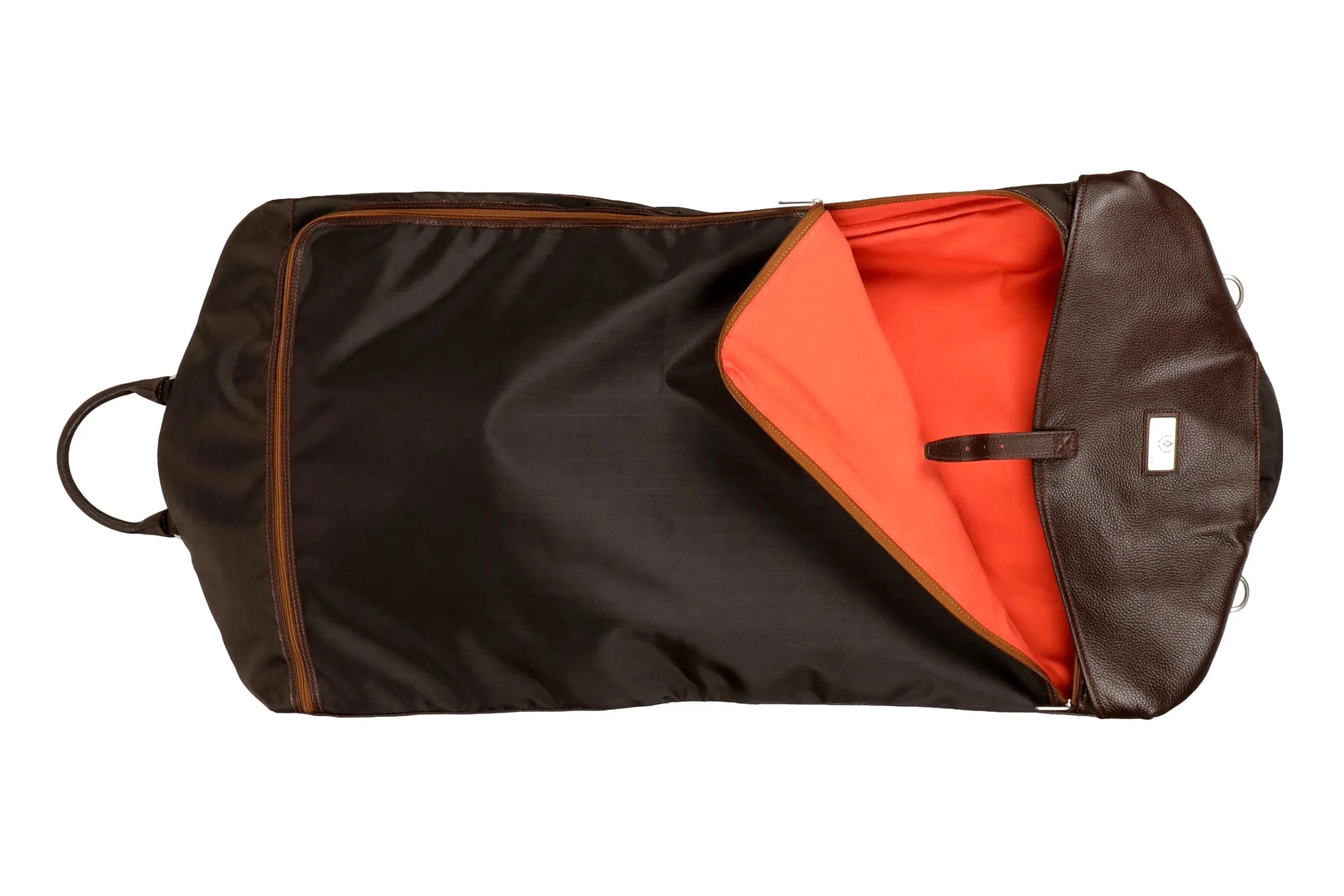 Coachman Garment Bag (Dark Brown)