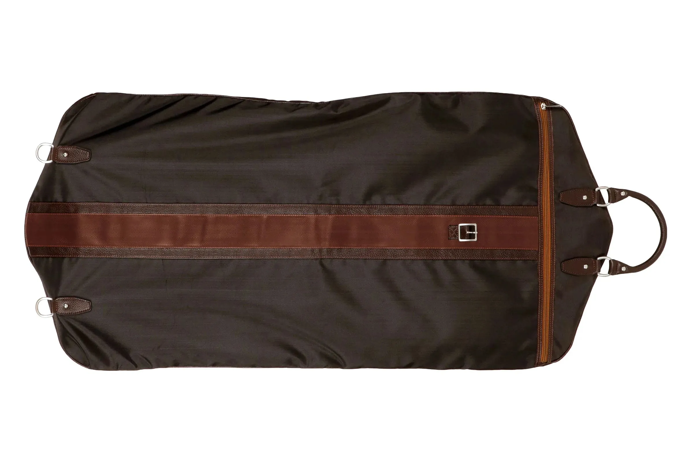 Coachman Garment Bag (Dark Brown)