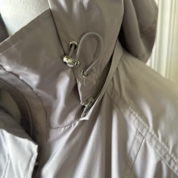 Cole Haan Raincoat Light Grayish/Khaki Size L