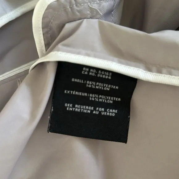 Cole Haan Raincoat Light Grayish/Khaki Size L
