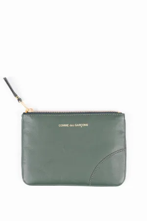 COMME DES GARCONS CLASSIC LEATHER LINE WALLET SA8100 BOTTLE GREEN